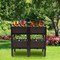 Plastic Raised Garden Bed Outdoor Yard Planter Box Grow Vegetable/Flower/Herb Box
